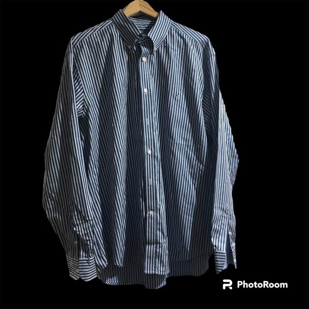 Harmont & Blaine Cotton Striped Long Sleeve Button Down Shirt Size 3X